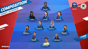 Foot ligue 1, france : Equipe De France On Twitter La Composition De Nos Bleues Coup D Envoi De Ce France Allemagne Des 21h00 Fraall