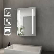 Www lux aqua de aluminium led beleuchtung badezimmer. Elegant Bad Spiegelschrank Mit Beleuchtung Led Licht Badezimmer Spiegelschrank Bad Hangeschrank Mit Beschlagfrei 50 X 70
