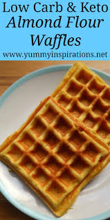 Almond Flour Waffles Recipe 4 Ingredient Low Carb Keto Diet Waffle Recipe Almond Recipes Almond Flour Waffles Easy Waffle Recipe