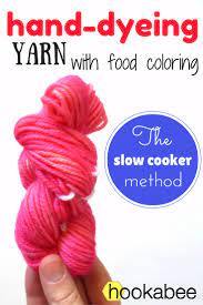 Mar 30, 2021 · you've probably seen this traditional form of tie dye taking over the crafting world lately, and that's for a good reason; Hand Dyeing Yarn With Food Colouring Slow Cooker Method Hookabee