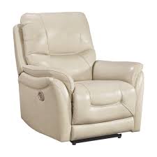 Signature Design By Ashley Stolpen Power Recliner Cream Power Recliners Recliner Recliner Chair
