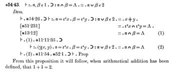1/16 + ··· is an elementary example of a geometric series that converges absolutely. Principia Mathematica Wikipedia