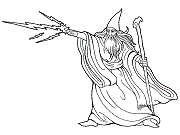 Llll➤ hundreds of printable wizard coloring pages and books. Wizards Coloring Pages