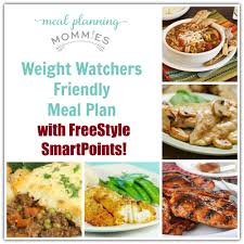 weight watcher friendly meal plan 2