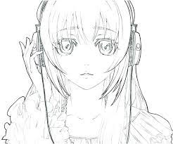 Coloring pages free printable coloring anime manga to and print. Chibi Long Hair Anime Girl Coloring Pages Novocom Top