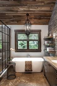 Designing a trendy bathroom in your home with a rustic barn interior can create a warm and welcoming bathroom oasis you will never want to leave. 60 Cozy Barn Bathroom Design Ideas Digsdigs