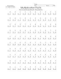Math Problems Online Fact Fluency Worksheets Math Fact Worksheets Multiplication Facts Worksheets