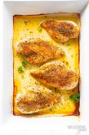 Cook for 45 minutes at 400 degrees f, cook for 60 minutes at 350 degrees f, or cook for 90 minutes at 325. Juicy Baked Chicken Breast Recipe Wholesome Yum