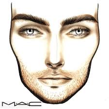 male light toned face chart makeup face charts makeup