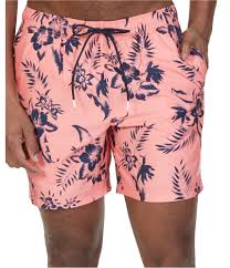 Details About Nautica Mens Floral Swim Bottom Trunks