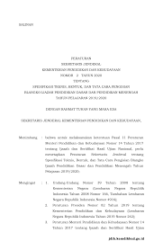 Https Disdik Purwakartakab Go Id Download File Persesjen 2 Tahun 2020 Salinan Jdih Kemdikbud Go Id Pdf