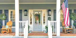 Your front porch is your ultimate 'secret place' to enjoy the birds chirping scenery, and get away from the busy world. Modern Farmhouse Spring Porch Styling On A Budget Worthing Court