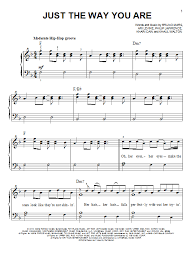 Bruno Mars Just The Way You Are Piano Notes Just The Way You Are Partituras Bruno Mars Piano Facil Partituras Para Piano Sencillas Partituras Hojas De Musica