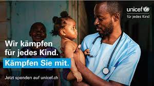 Desde unicef estamos entregando suministros que salvan vidas y atendiendo las necesidades más urgentes de los niños, ni… Campfire Unicef Schweiz Kampft Furjedeskind Werbung