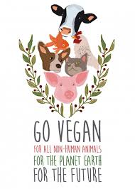 Go Vegan For The Future Poster Print By Gulcin Arda Displate Going Vegan Vegan Quotes Vegan Animals
