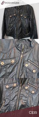 Us Polo Assn Leather Jacket Size Medium Leather Jacket Jackets Clothes Design