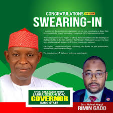 Sakon taya murna zuwa ga gwaamnan jihar Kano @abba_kabir_yusuf