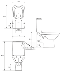 Wc Set Toilette Carina Stand Tiefspuler Bodenstehend Spulkasten Sitz Clean On Ecolam