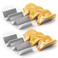 Alibaba.com offers 1,408 taco holders products. 4 Pack Stylish Stainless Steel Taco Holder Stand Taco Truck Tray Style Rack Holds Up To