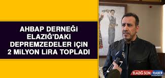 Sürdürülebilir dayanışma, iş birliği,şiddetsiz iletişim ve çevreyi geleceğe güncellemeyi hedefleyerek; Ahbap Dernegi Depremzedeler Icin 2 Milyon Lira Topladi Elazig Son Haber Elazig Haber Elazig Son Dakika Haberleri