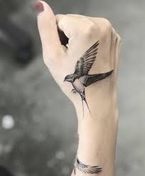 Bird Tattoos For Guys Meaning Top 15 Cute Sparrow Tattoos Meaning And Designs In 2020 Hand Tattoos For Guys Sparrow Tattoo Hand Tattoos For Women