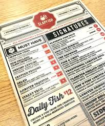 We are a modern seafood shack. Slapfish Seafood Restaurant Menu Seafood Restaurant Menu Restaurant Resturant Menu