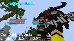 Automates uhc games on a dedicated server. 90 Servers Para Minecraft 1 8 1 9 1 13 No Premium Skywars Hungergames Uhc Etc Parte 1 Youtube