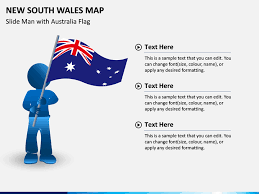 It's a piece of the world captured in the image. New South Wales Map Powerpoint Sketchbubble