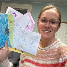 🌟 What a great start to the week! 🌟 I opened our mail this morning and  found the sweetest thank-you cards from Holly Hall Elementary's 2nd and 5th  grade classrooms. 💌 Socks