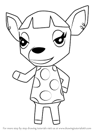 Learn How To Draw Fuchsia From Animal Crossing Animal Crossing Step By Step Drawing Tutorials New leaf #acnl my absolute she has appeared in almost every animal crossing game. learn how to draw fuchsia from animal