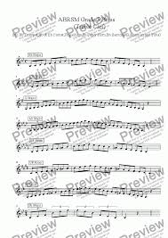 Brass Treble Clef Grade 5 Scales Arpeggios Abrsm Format For Solo Instrument Trumpet In Bb By Ray Thompson Sheet Music Pdf File To Download