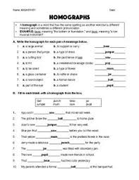 Homographs Worksheet Homographs English Worksheets For Kids Misused Words