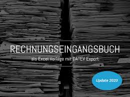 Ein nachteil ist zweifellos der im gegensatz zu einem rechnungsprogramm höhere zeitaufwand. Rechnungseingangsbuch Als Excel Vorlage Mit Datev Export Update 2020 Fischerberger