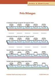 Belajar Anak Pola Bilangan Belajar Pola Pendidikan