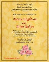 I tried some option i given below. Christian Wedding Invitation Wording Samples Christian Wedding Invitation Wording Christian Wedding Invitations Marriage Invitation Card