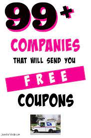 99 Companies That Will Send You Free Coupons In The Mail Jennifer Verdin Free Coupons By Mail Free Coupons Where To Get Coupons