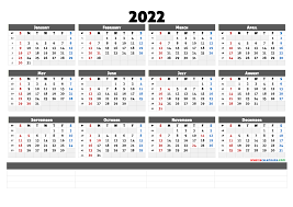 Download free printable pdf calendars and annual planners 2022, 2023 and 2024. Free Printable Calendar Templates 2022 2022 Calendar Printable