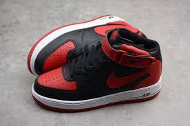 Where To Buy Nike Air Force 1 Mid Bred Nike Air Force Womens Sneakers Nike Air