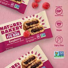 Amazon Com Nature S Bakery Gluten Free Fig Bars Raspberry Real Fruit Vegan Non Gmo Snack Bar 7 Boxes With 12 Twin Packs 84 Twin Packs