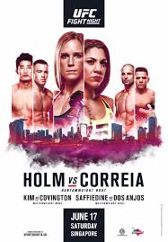 It's no different than americans waving the american flag or using the stars and stripes on ufc posters. Ufc Fight Night Holm Vs Correia 2017 Imdb