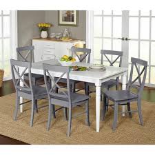 Target Marketing Systems Albury 7 Piece Dining Table Set White Dining Room Sets Dining Set Kitchen Dining Sets