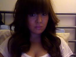 A wavy highlighted fringe is provided out by chopping off the front area of your hairstyle just near the level of. Front Bangs With Curly Hair Beautylish