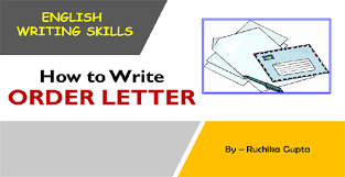 Formal letter format is important to acknowledge before sending a letter to someone. Order Letter Format Placing An Order Letter Format For Class 10 To 12