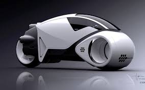 Former Bugatti Designer Recreates Light Cycle Vehicles For Tron Legacy Concept Motorcycles Futuristic Motorcycle Bugatti Motorcycle