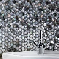 Maybe you would like to learn more about one of these? Ivy Hill Tile Pacif 0 39 X 0 79 Seashell Penny Round Mosaic Wall Floor Tile Reviews Wayfair