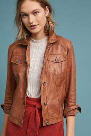 Slide View 1 Jakett Classic Leather Jacket Classic Leather Jacket Leather Jacket Brown Leather Jacket