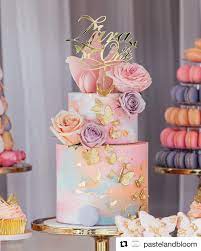 The cake is an emotion in itself, so much more than just a dessert. Love The Colour Palette On This Pretty Cake By Pastelandbloom Just Gorgeous Cake Cakedeco Colorful Wedding Cakes Birthday Cake Girls Summer Wedding Cakes
