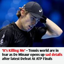 😰Tennis world are in fear as De Minaur opens up sad details after latest  Defeat At ATP Finals Read more 👇 👇 👇  https://celebrityinfo.online/alex-de-minaur-feeling-the-heat-after-latest-high-profile-defeat-at-atp-finals/