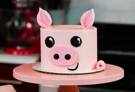At cakeclicks.com find thousands of cakes categorized into thousands of categories. Pig Birthday Cake Moist Pink Cake Layers With Pink Buttercream Frosting