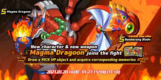Rockman Corner: Rockman X DiVE - Magma Dragoon Becomes Playable This Week